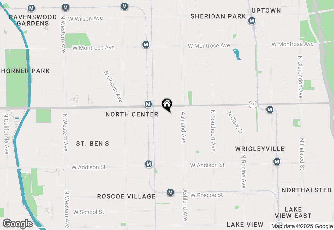 Map of 3922 N Paulina Street, Chicago, IL 60613