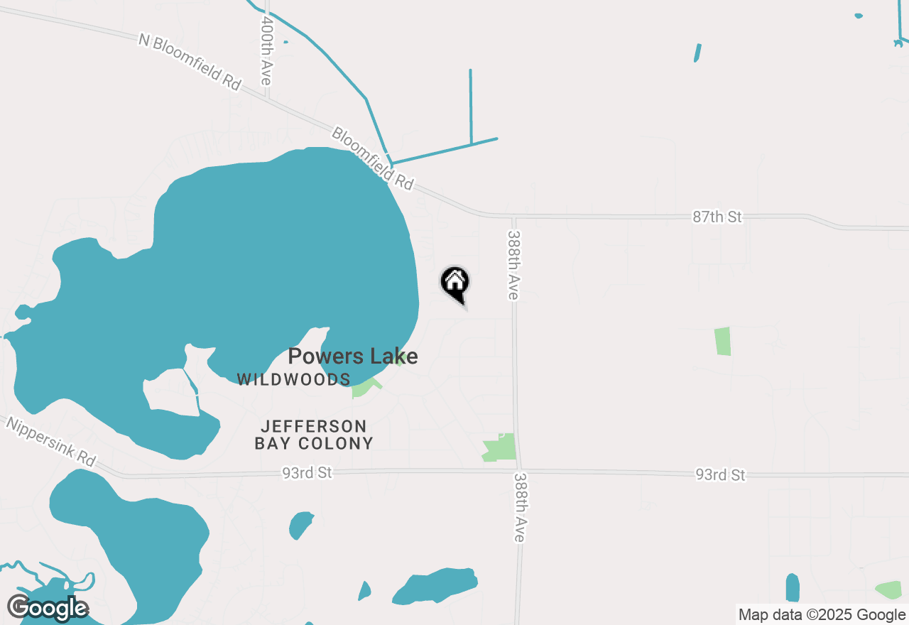 Map of 39004 89th St, Burlington, WI 53105