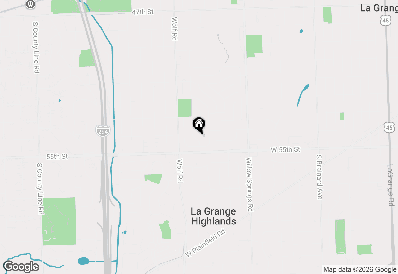 Map of 5412 Franklin Avenue, Western Springs, IL 60558