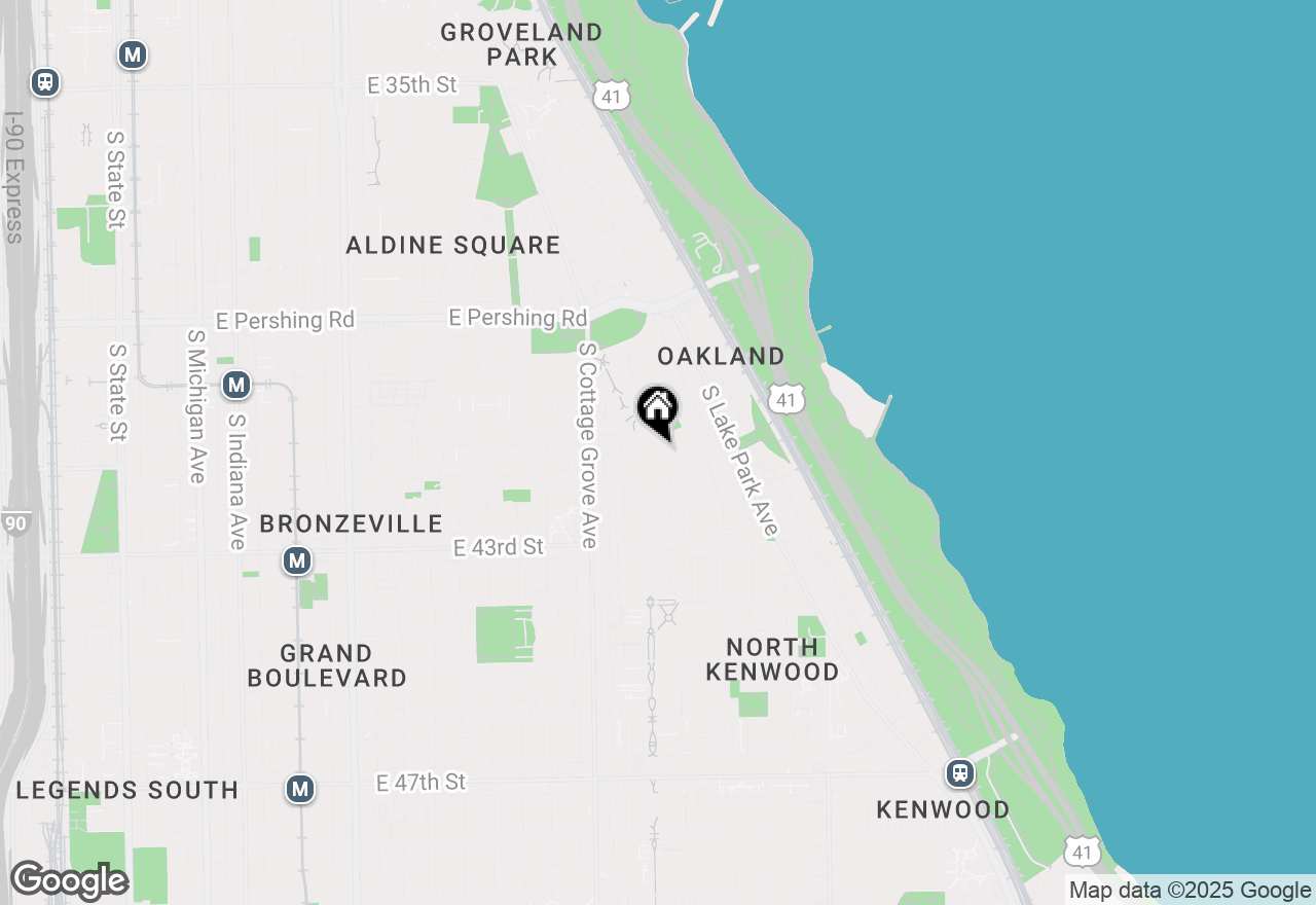 Map of 4105 S Drexel Boulevard #GN, Chicago, IL 60653