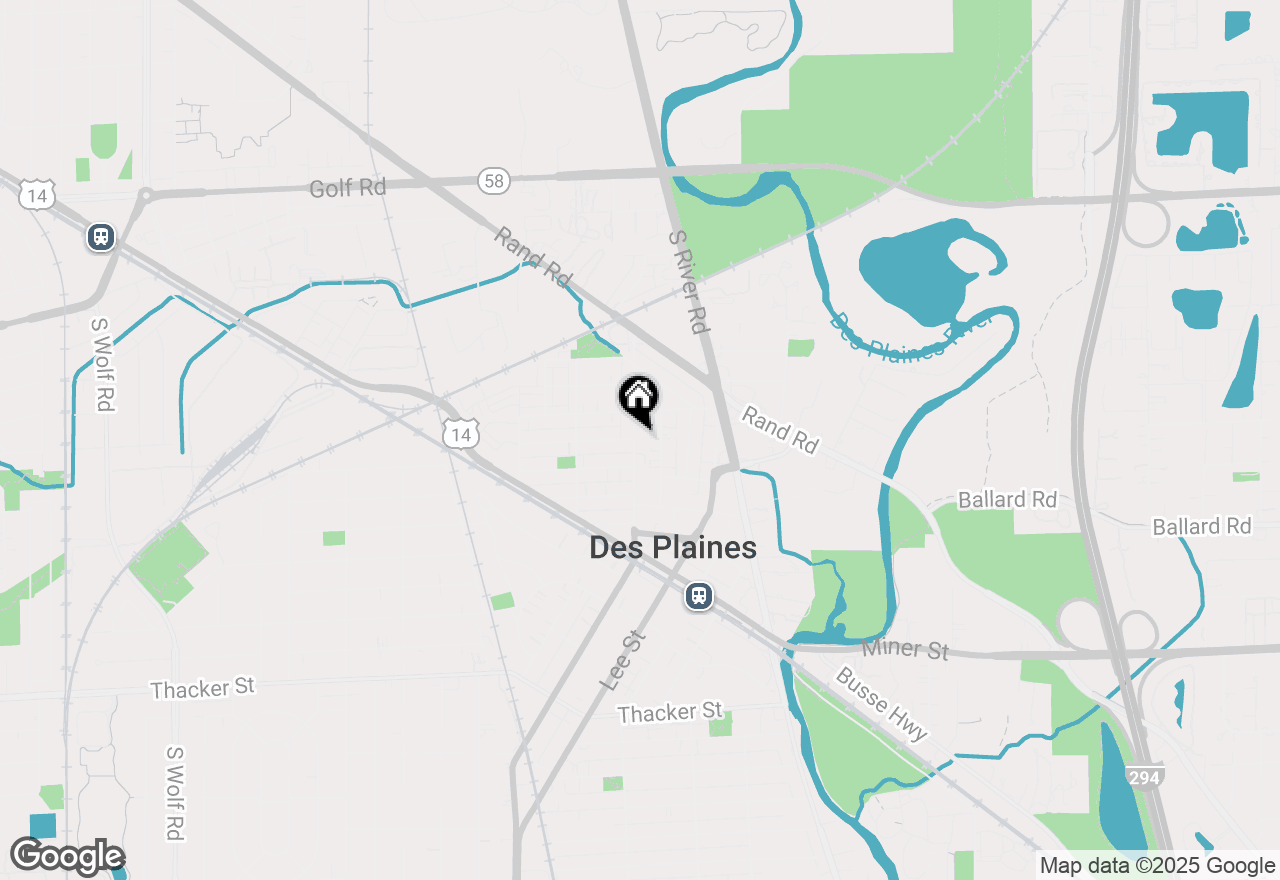 Map of 395 Graceland Avenue #207, Des Plaines, IL 60016