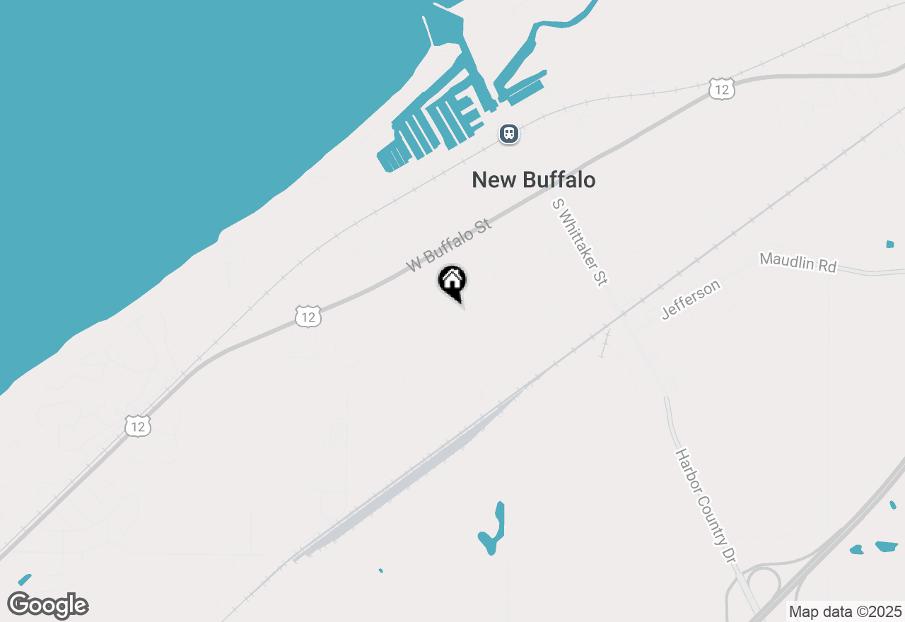 Map of 202 S Berrien Street, New Buffalo, MI 49117