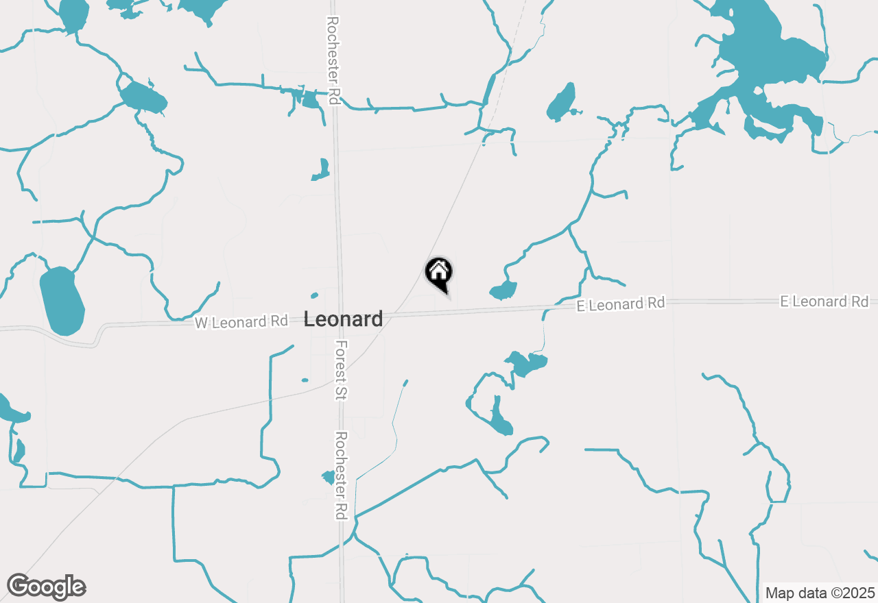 Map of 4530 East Road, Leonard, MI 48367