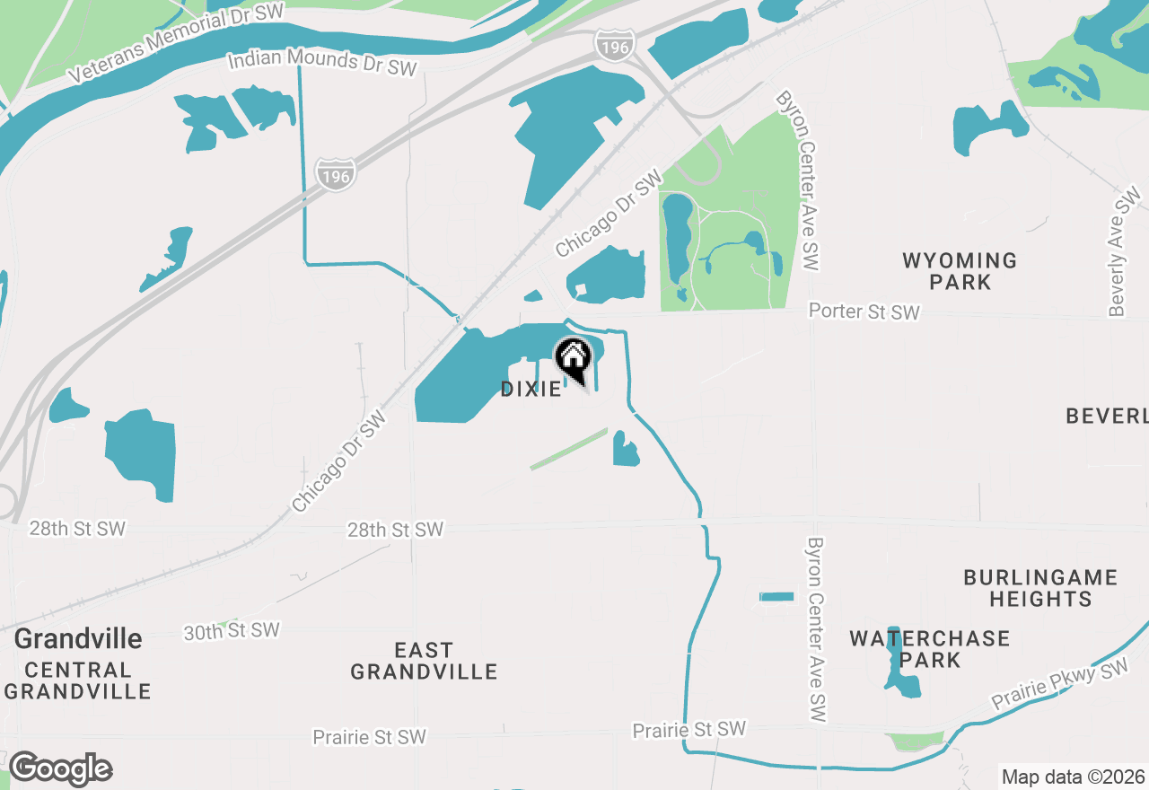 Map of 2545 Eastlake Court Sw, Grandville, MI 49418