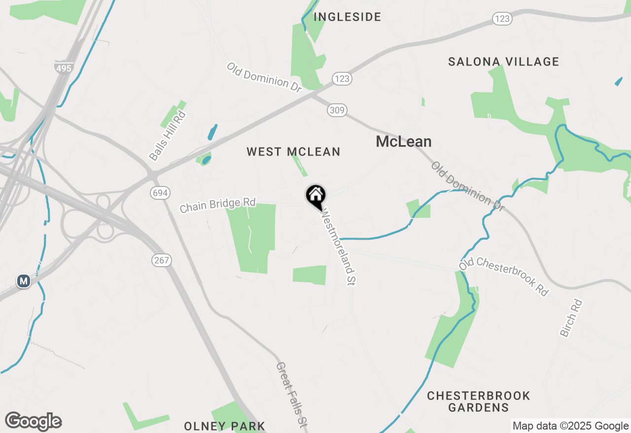 Map of 1533 Candlewick Court, Mclean, VA 22101