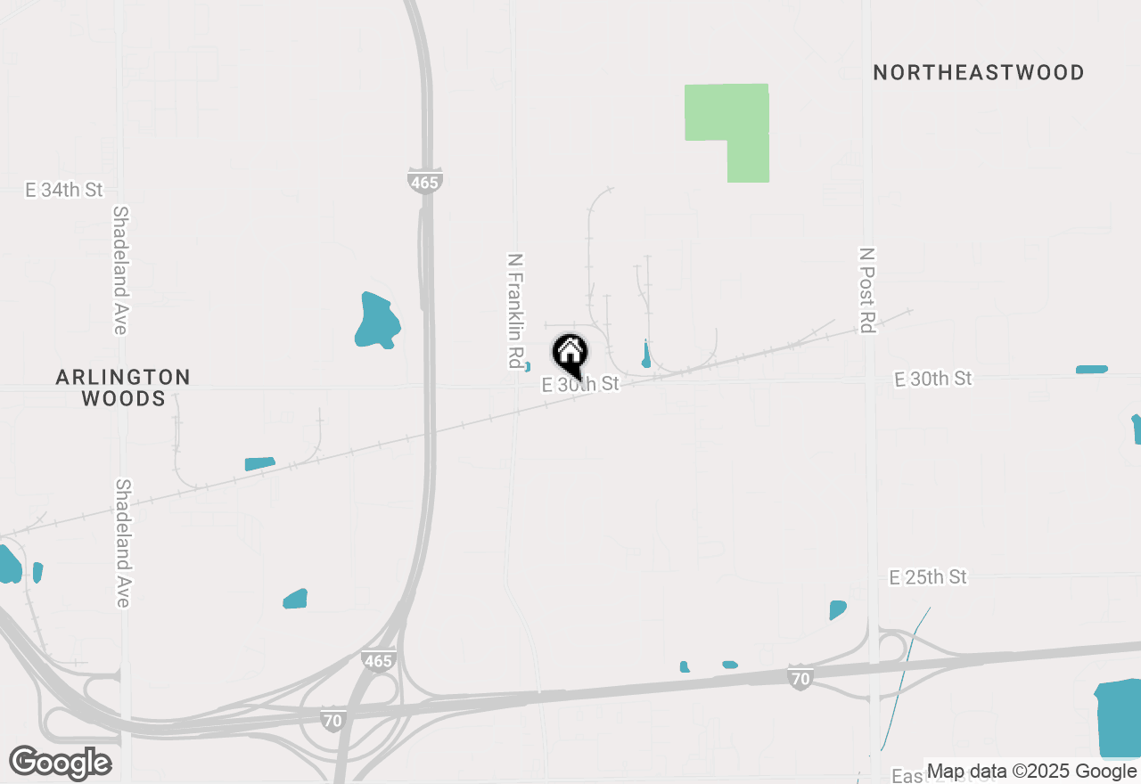 Map of 8135 E 30th Street, Indianapolis, IN 46219