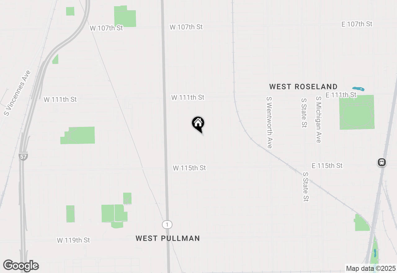 Map of 11312 S Wallace Street, Chicago, IL 60628