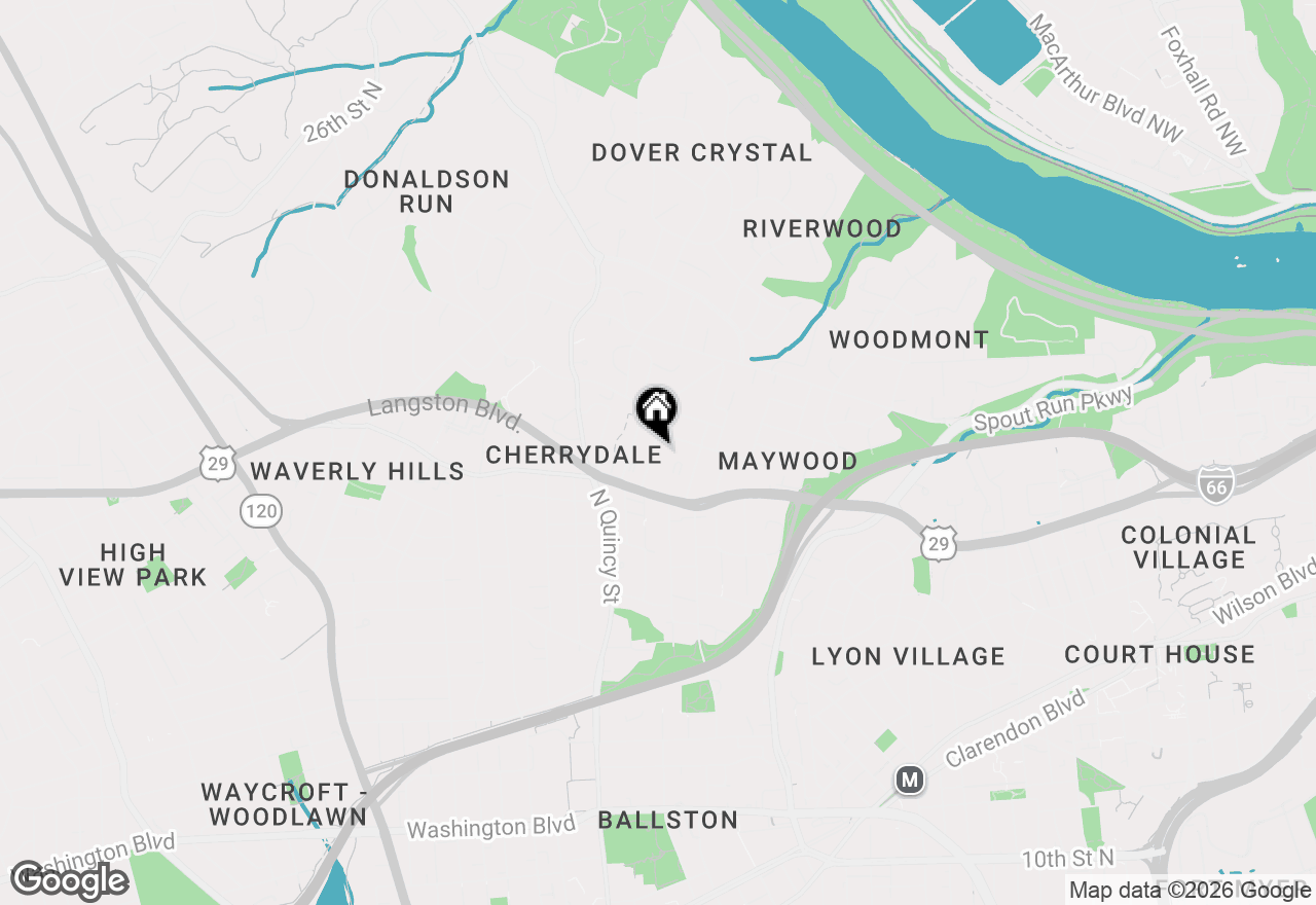 Map of 2133 N Oakland Street, Arlington, VA 22207