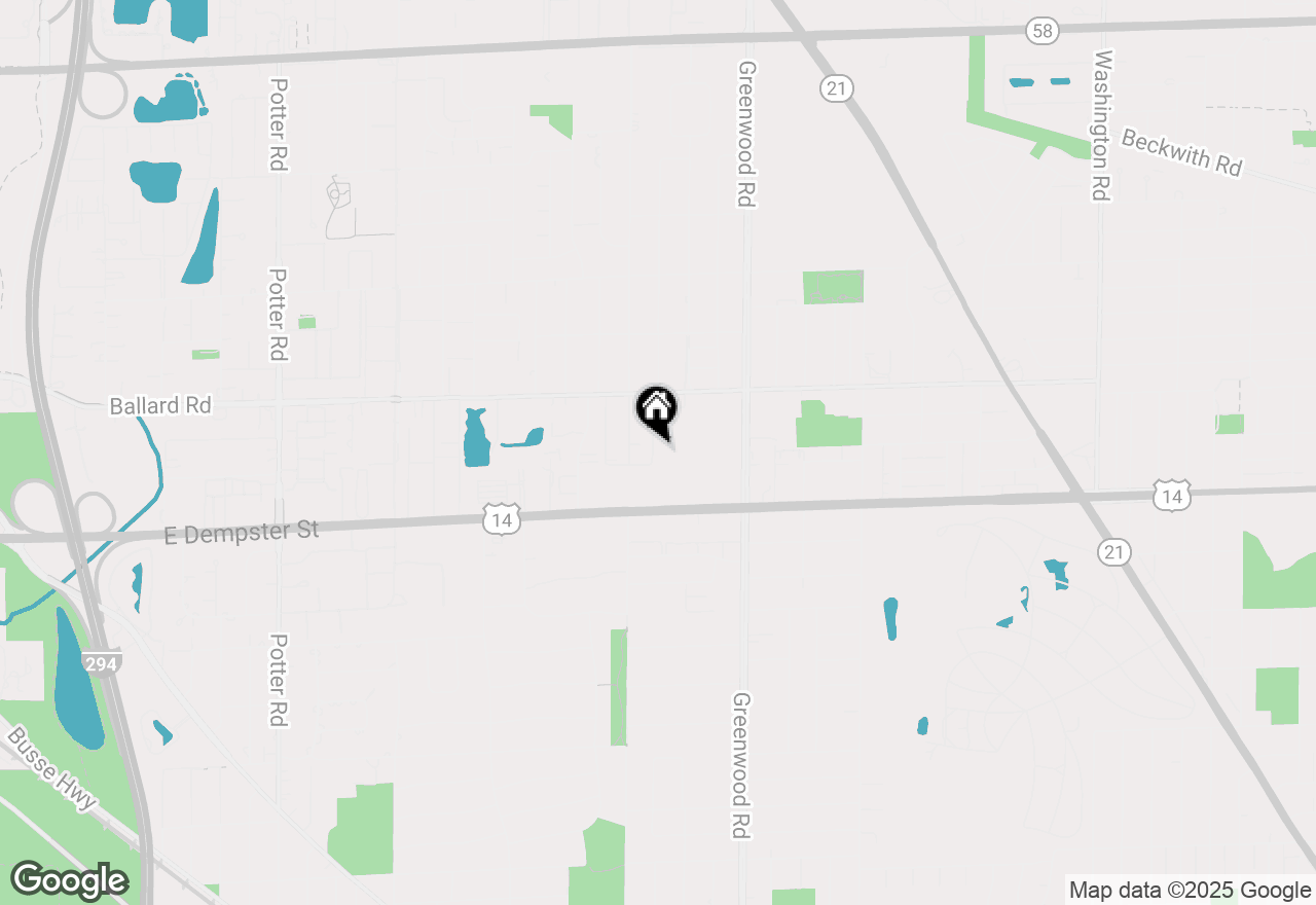 Map of 8894 Knight Avenue #316, Des Plaines, IL 60016