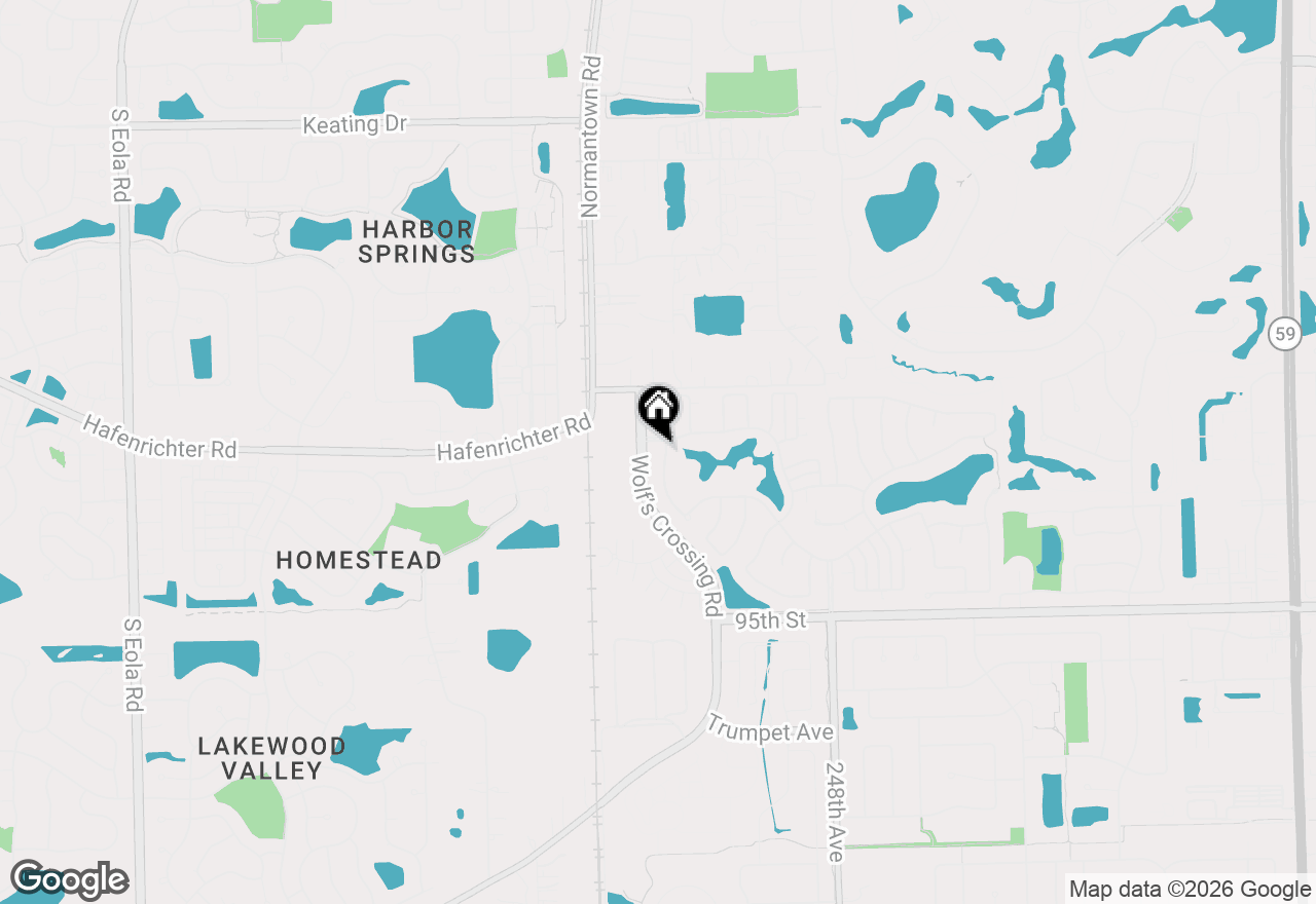 Map of 2703 Northmoor Drive, Naperville, IL 60564