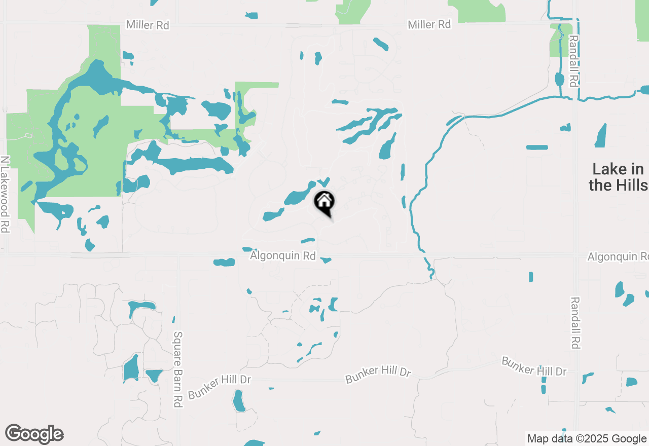 Map of 6 Black Diamond Court, Lake In The Hills, IL 60156