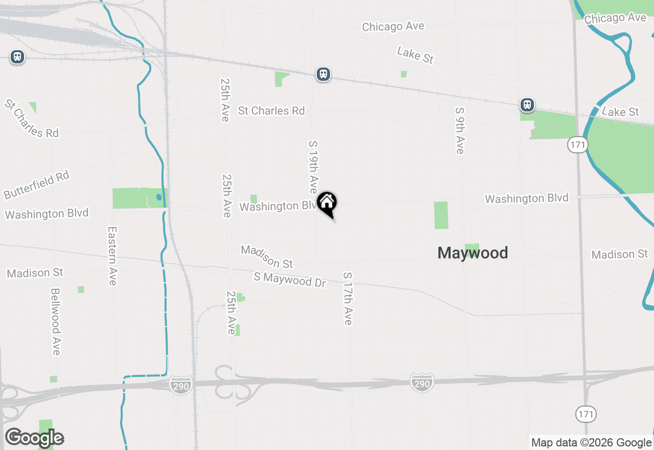 Map of 630 S 18th Avenue, Maywood, IL 60153