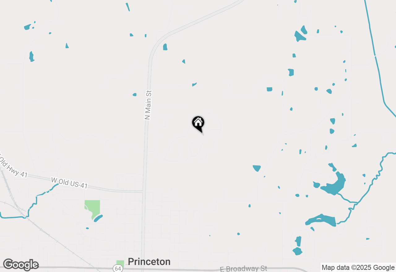 Map of Lot 14 Birchwood Drive, Princeton, IN 47670