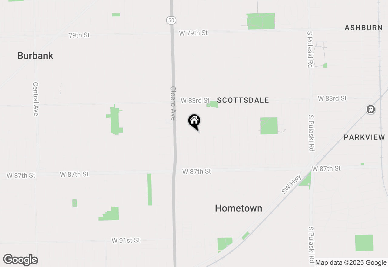 Map of 4655 W 84th Place, Chicago, IL 60652