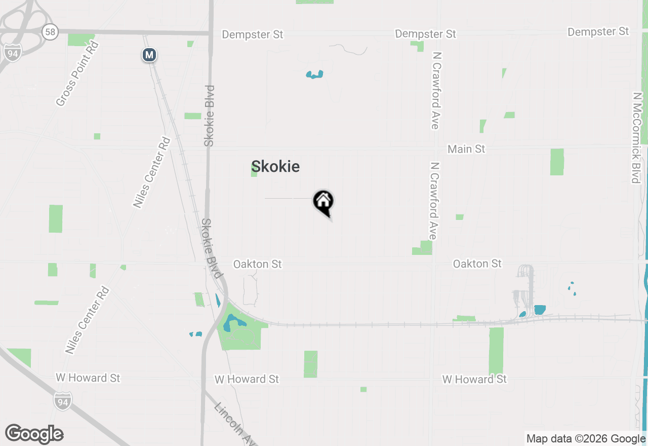 Map of 8125 Kostner Avenue, Skokie, IL 60076