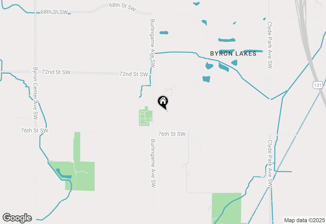 Map of 1560 Marksbury Court, Byron Center, MI 49315