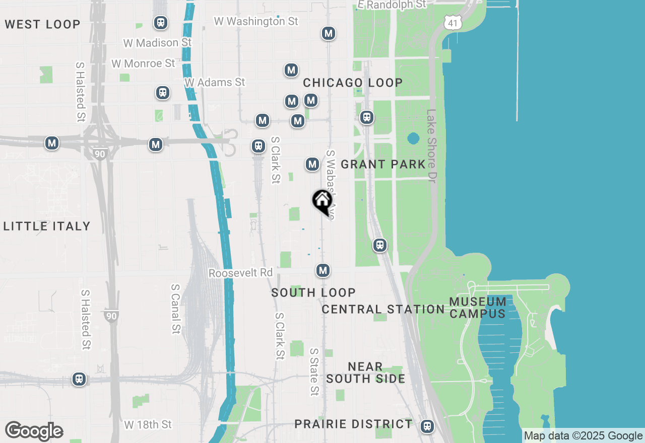 Map of 40 E 9th St #417, Chicago, IL 60605