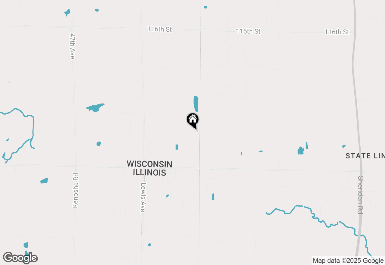 Map of 3207 125th St, Pleasant Prairie, WI 53158