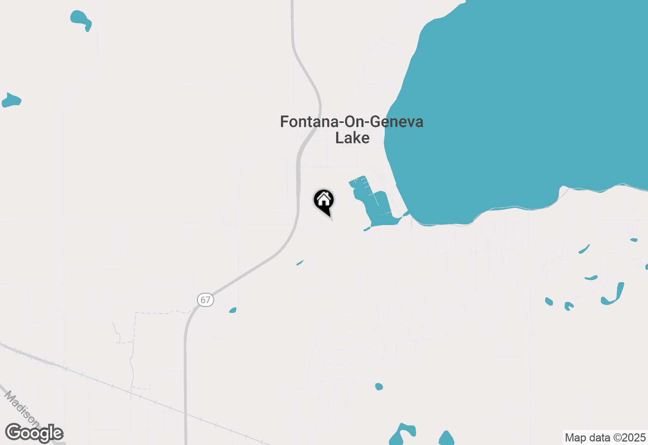 Map of 36 Abbey Villa Cir #E, Fontana, WI 53125