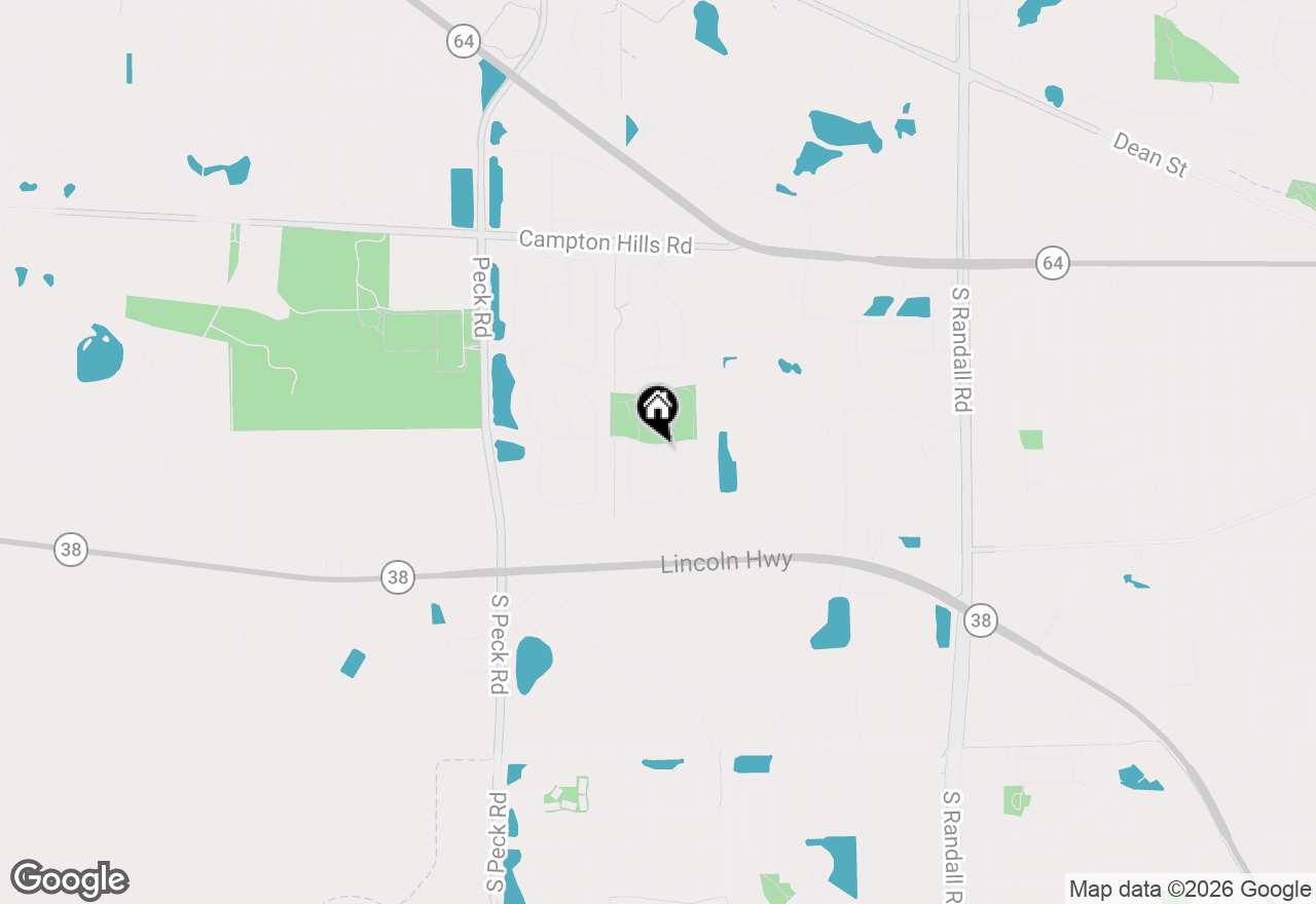 Map of 502 Heritage Court, St. Charles, IL 60175