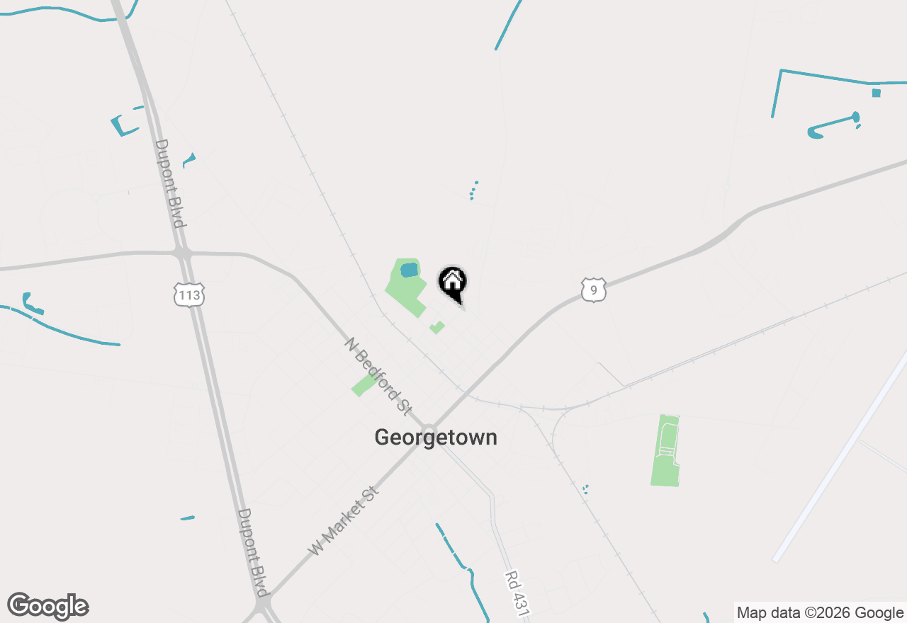 Map of 305 Rosa Street, Georgetown, DE 19947