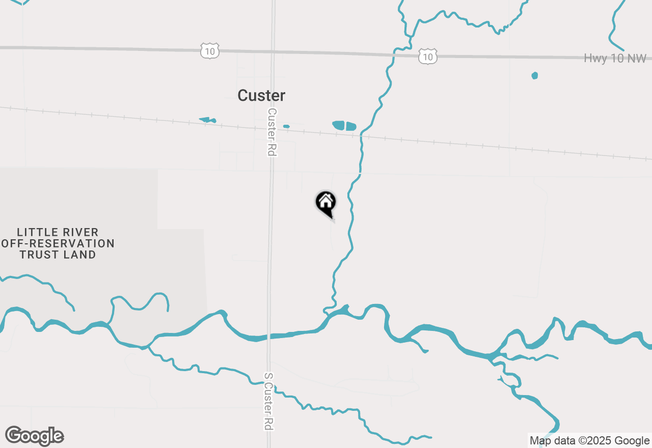 Map of 2595 E First Street, Custer, MI 49405