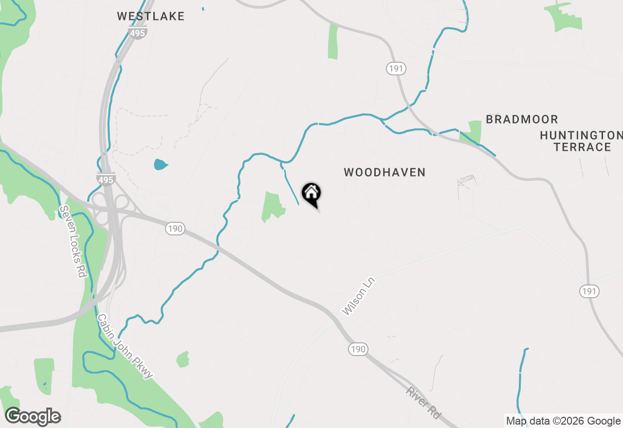 Map of 6813 Winterberry Lane, Bethesda, MD 20817