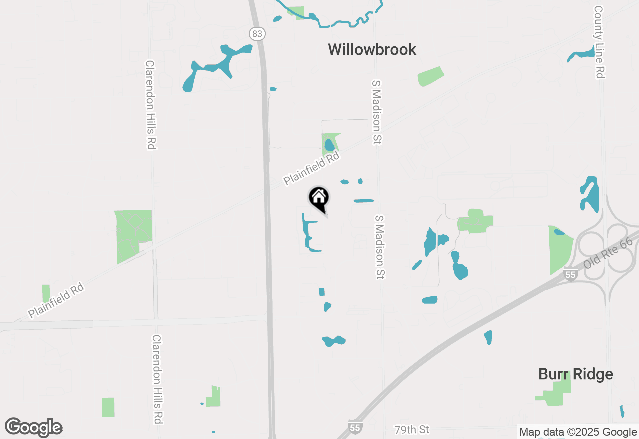 Map of 7230 S Adams Street #B, Willowbrook, IL 60527