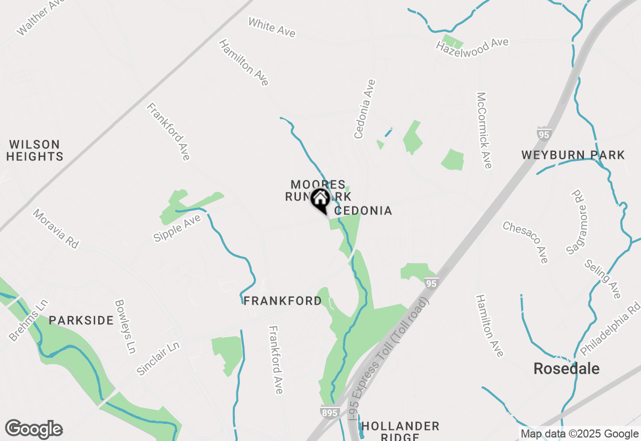 Map of 5420 Radecke Ave, Baltimore, MD 21206