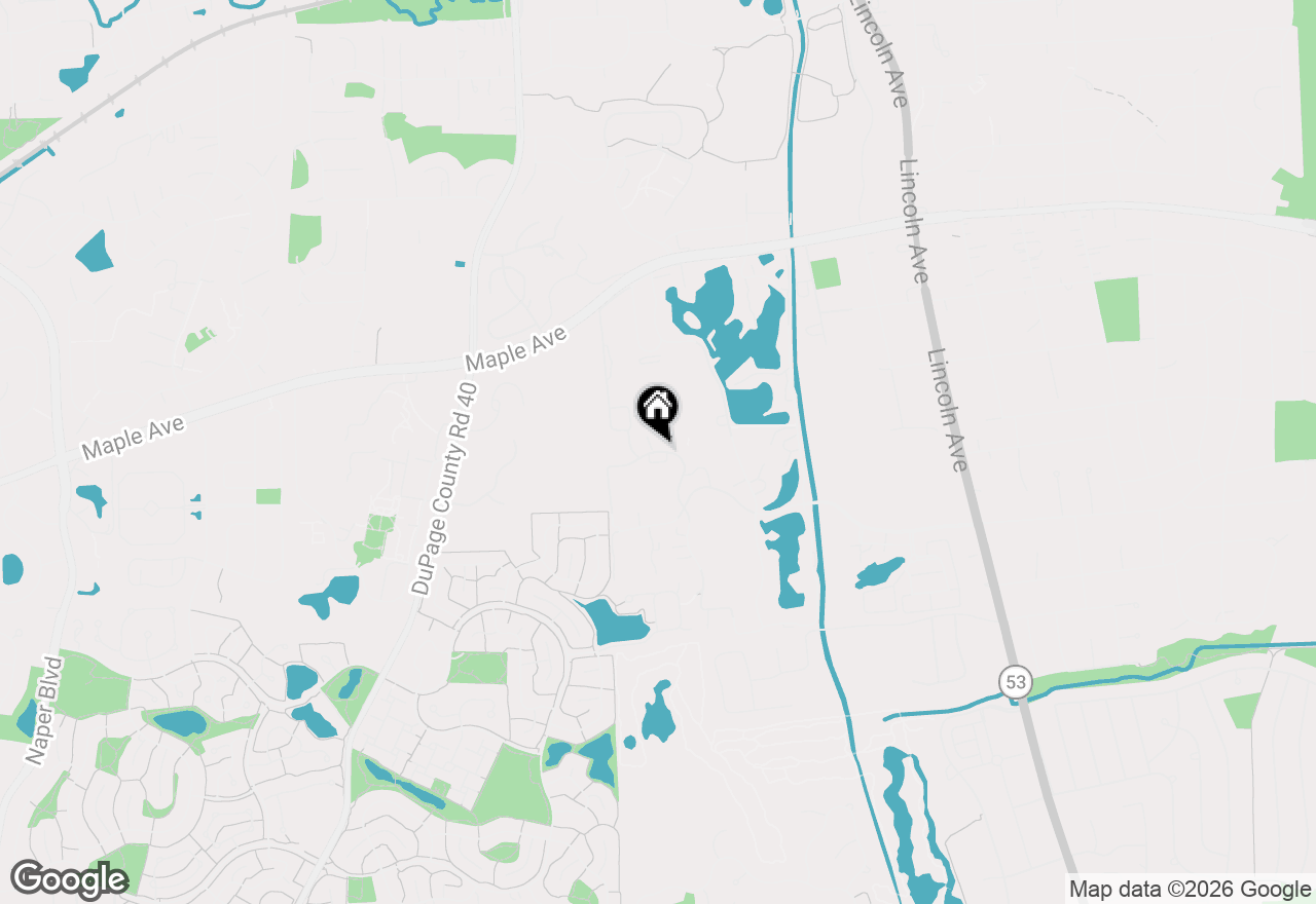 Map of 5817 Oakwood Drive #D, Lisle, IL 60532