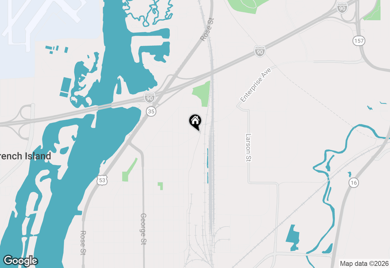 Map of 1727 Salem Rd, La Crosse, WI 54603