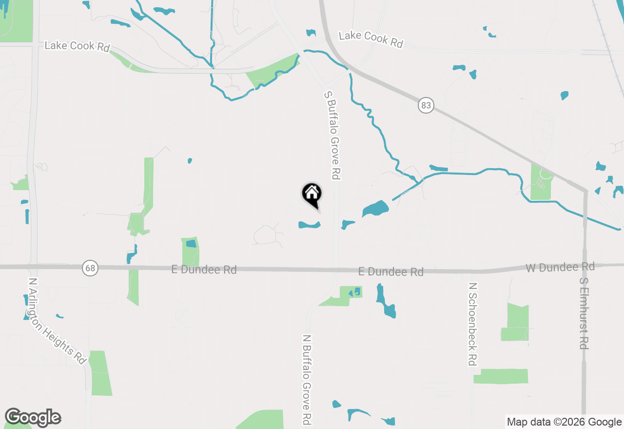 Map of 101 Old Oak Drive #215, Buffalo Grove, IL 60089