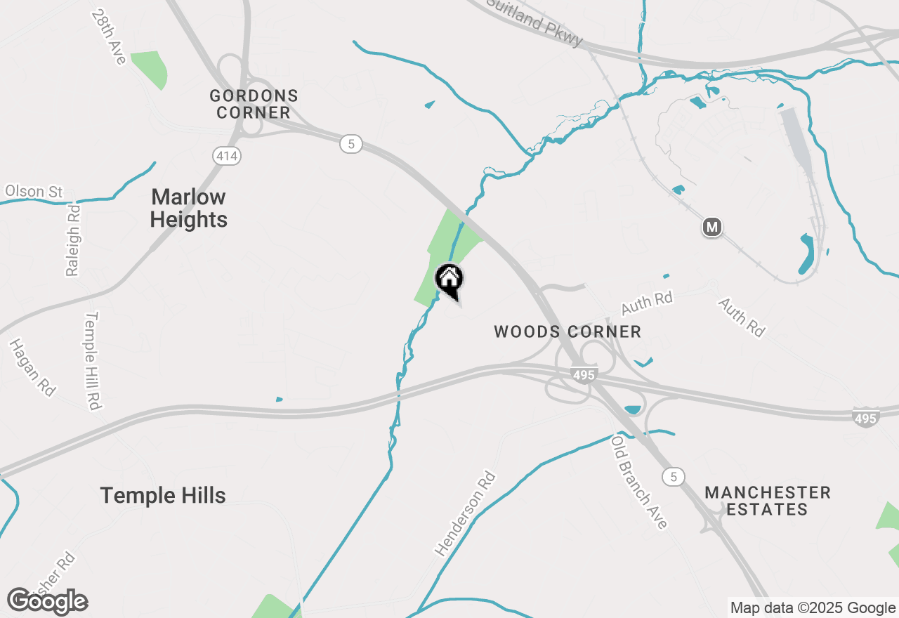 Map of 4802 Newman Road, Temple Hills, MD 20748