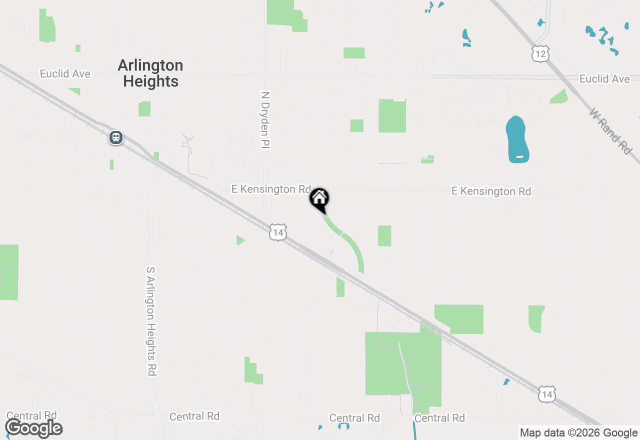 Map of 1319 E Mayfair Road, Arlington Heights, IL 60004