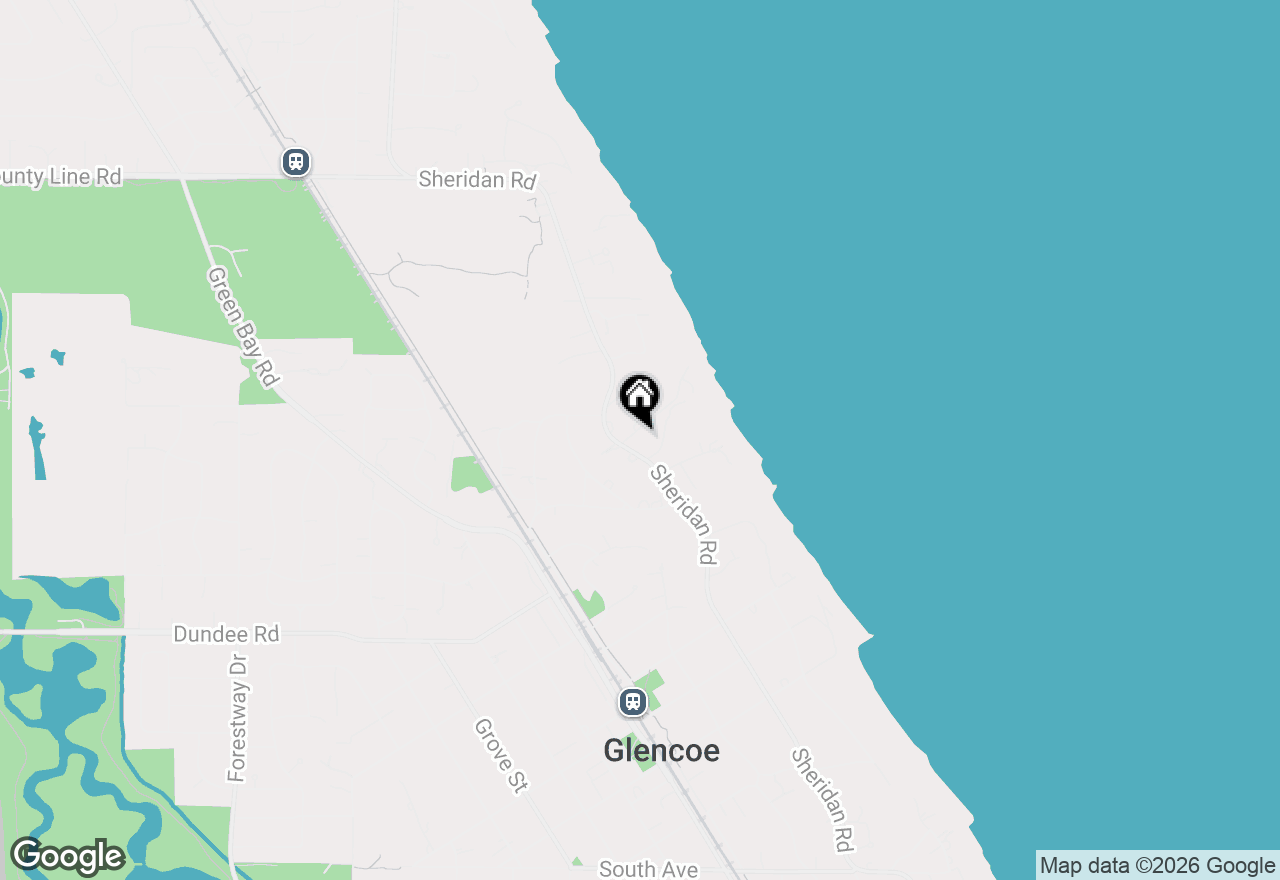 Map of 130 Rockgate Lane, Glencoe, IL 60022