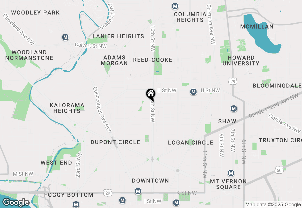 Map of 1834 16th Street Nw, Washington, DC 20009