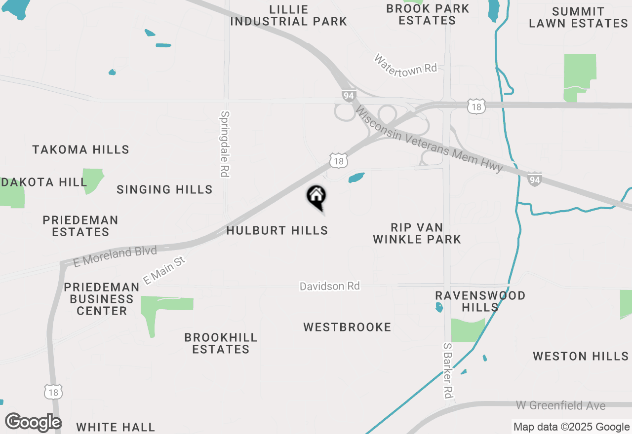 Map of 335 Kossow Rd, Waukesha, WI 53186