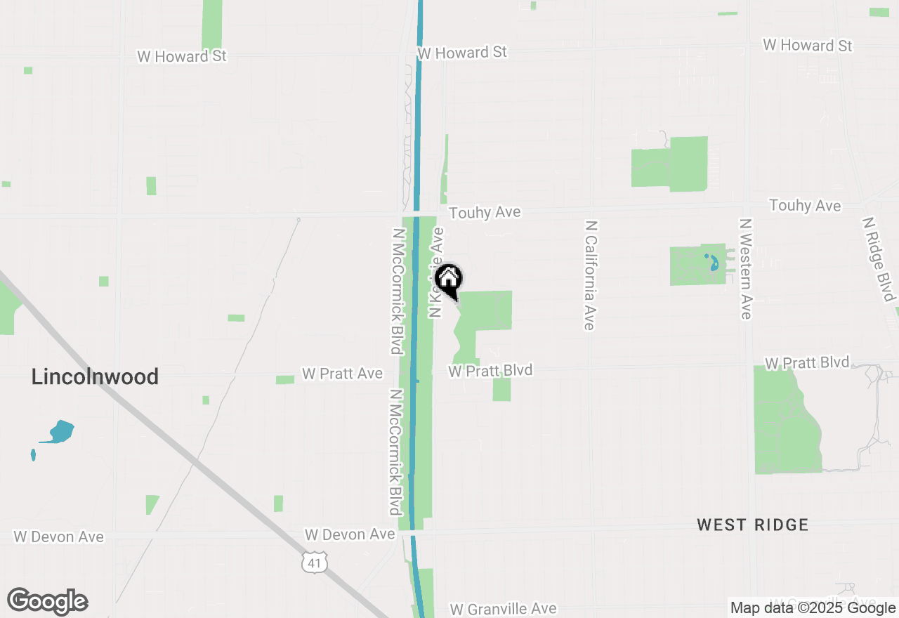 Map of 6933 N Kedzie Avenue #305, Chicago, IL 60645