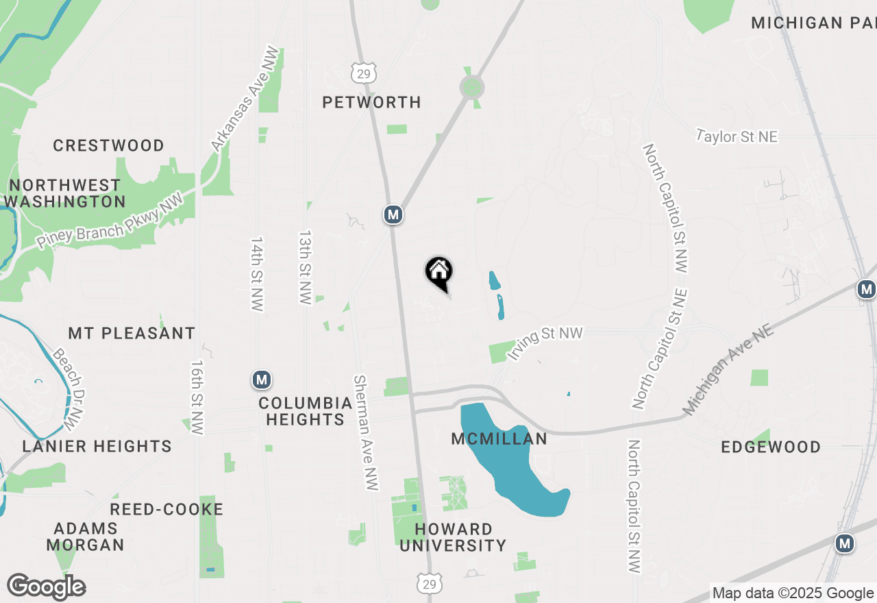 Map of 518 Park Road Nw, Washington, DC 20010