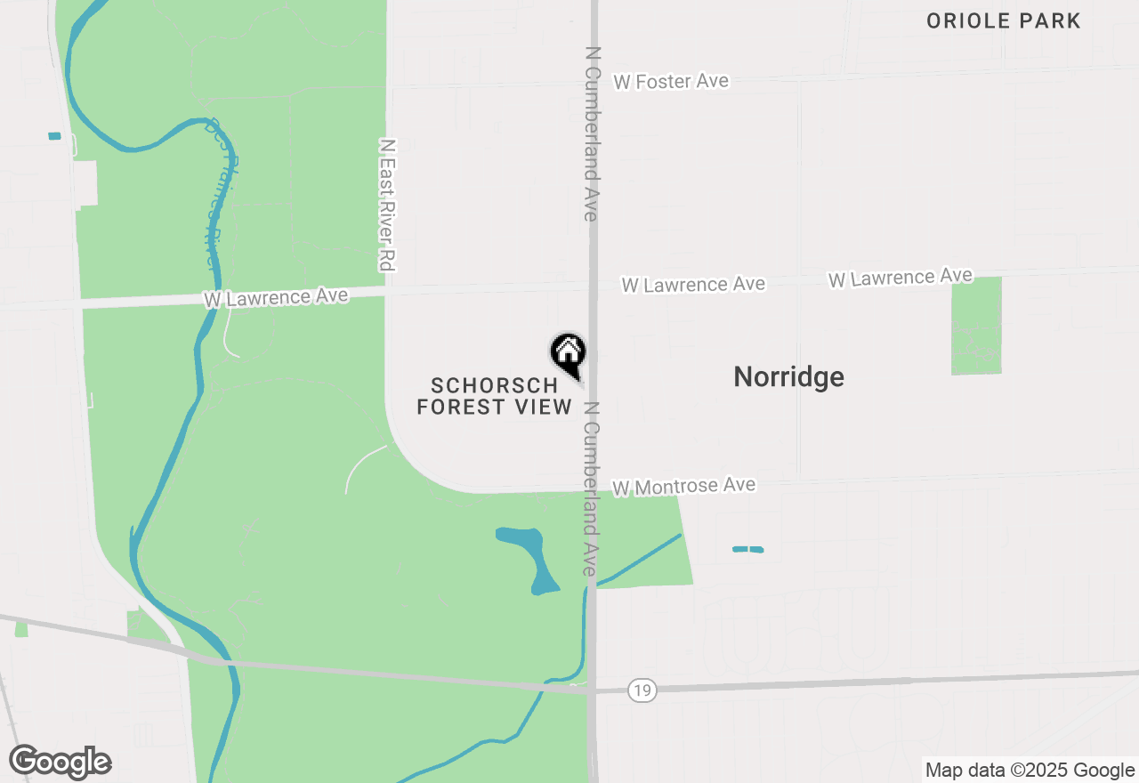 Map of 8427 W Windsor Avenue #2, Chicago, IL 60656