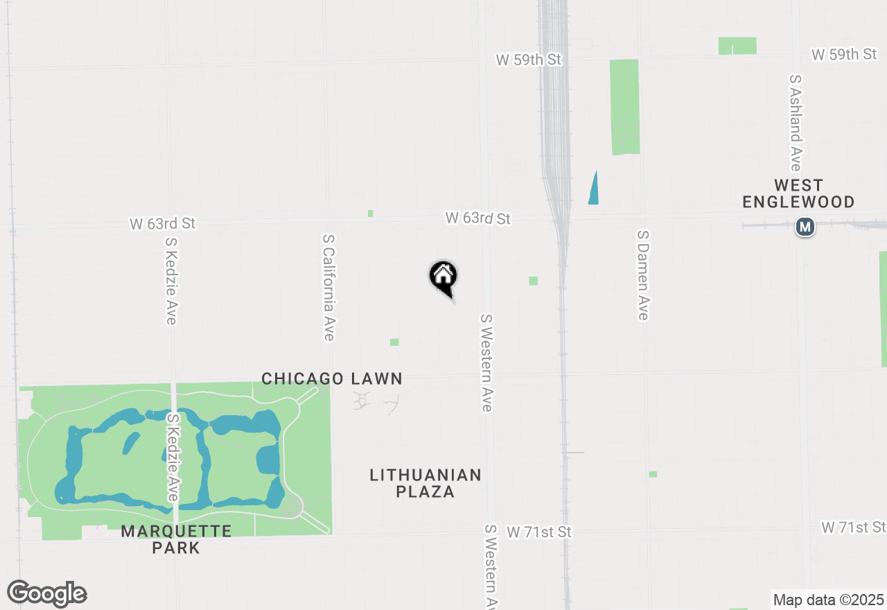 Map of 6510 S Campbell Avenue, Chicago, IL 60629