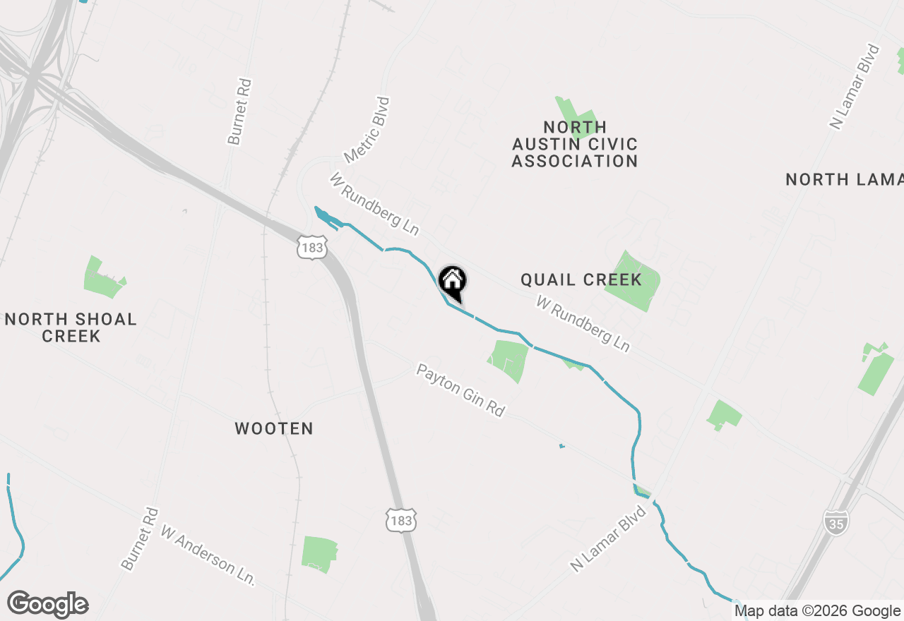 Map of 1606 Colony Creek Dr, Austin, TX 78758