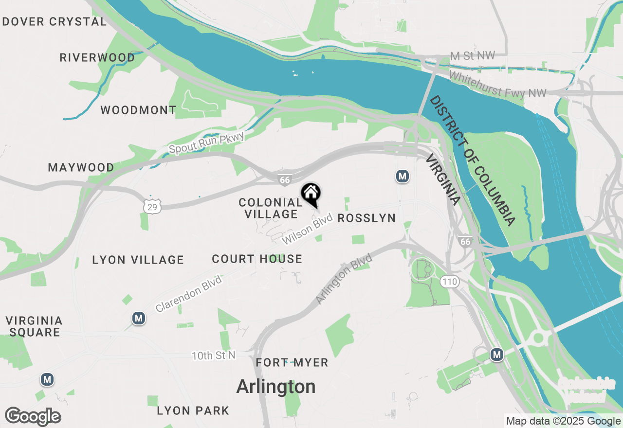 Map of 1736 Queens Lane #3-196, Arlington, VA 22201
