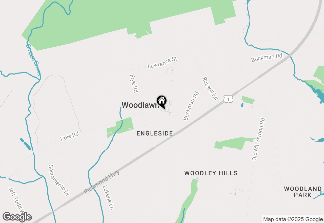 Map of 8305 Pondside Terrace, Alexandria, VA 22309