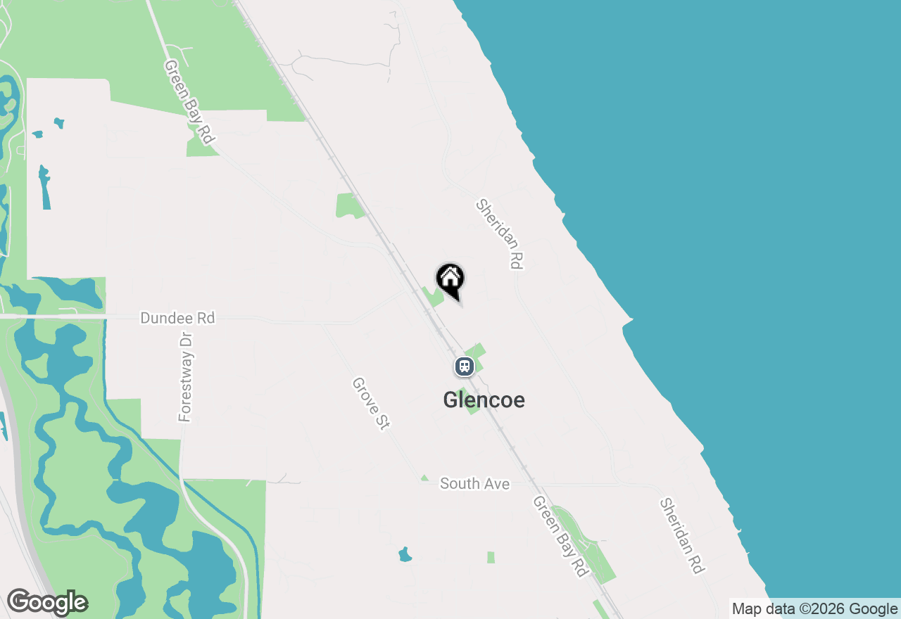 Map of 260 Lincoln Drive, Glencoe, IL 60022