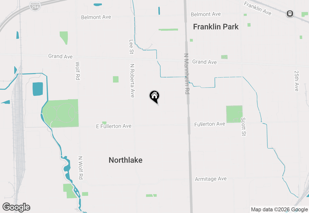 Map of 10609 Nevada Avenue, Melrose Park, IL 60164