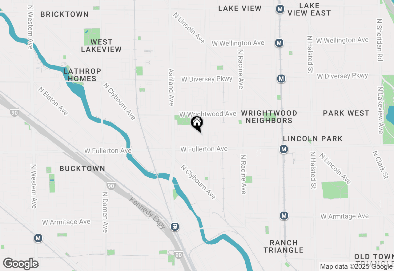 Map of 2446 N Janssen Avenue, Chicago, IL 60614