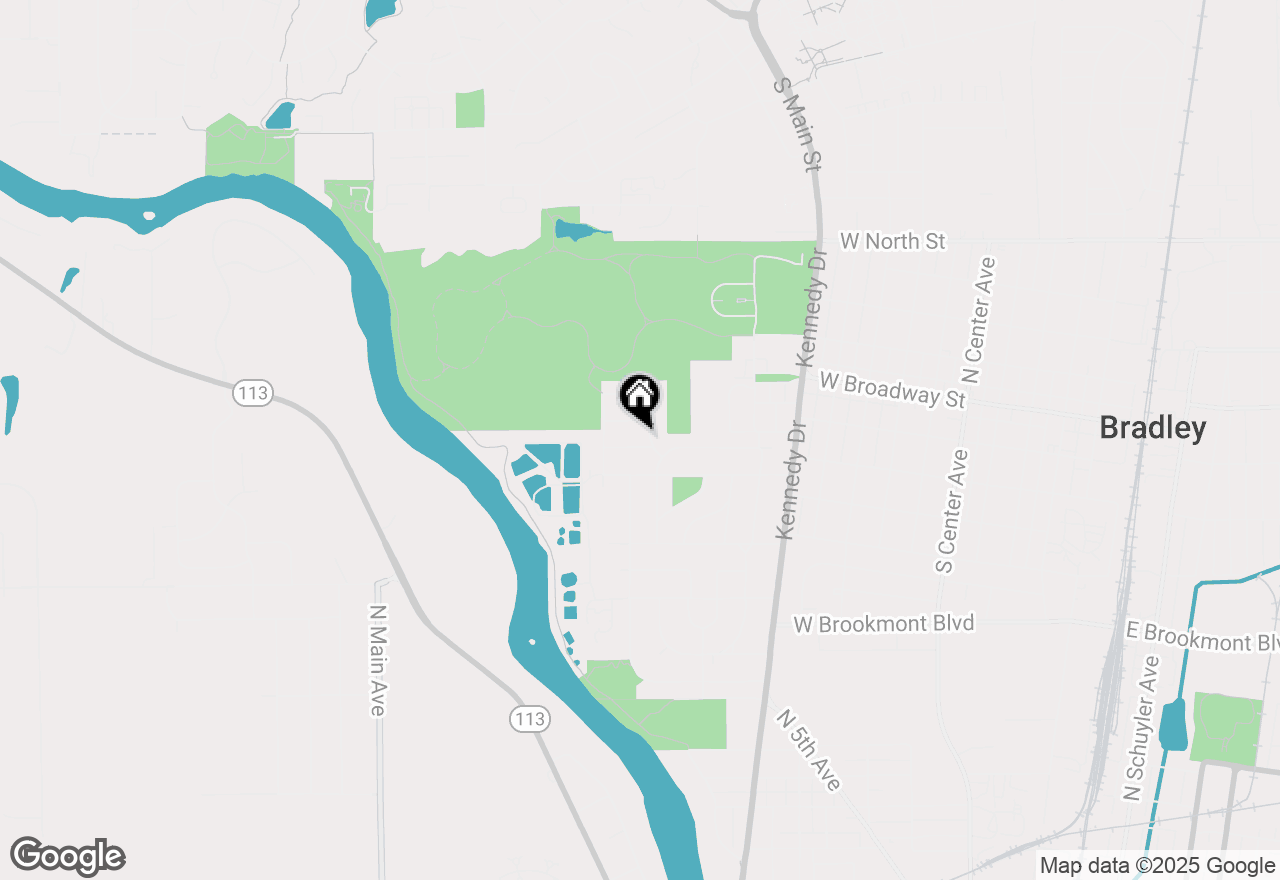 Map of 1335 Jeffery Street, Bradley, IL 60915