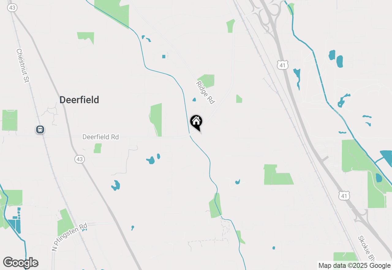 Map of 2052 Deerfield Road, Highland Park, IL 60035