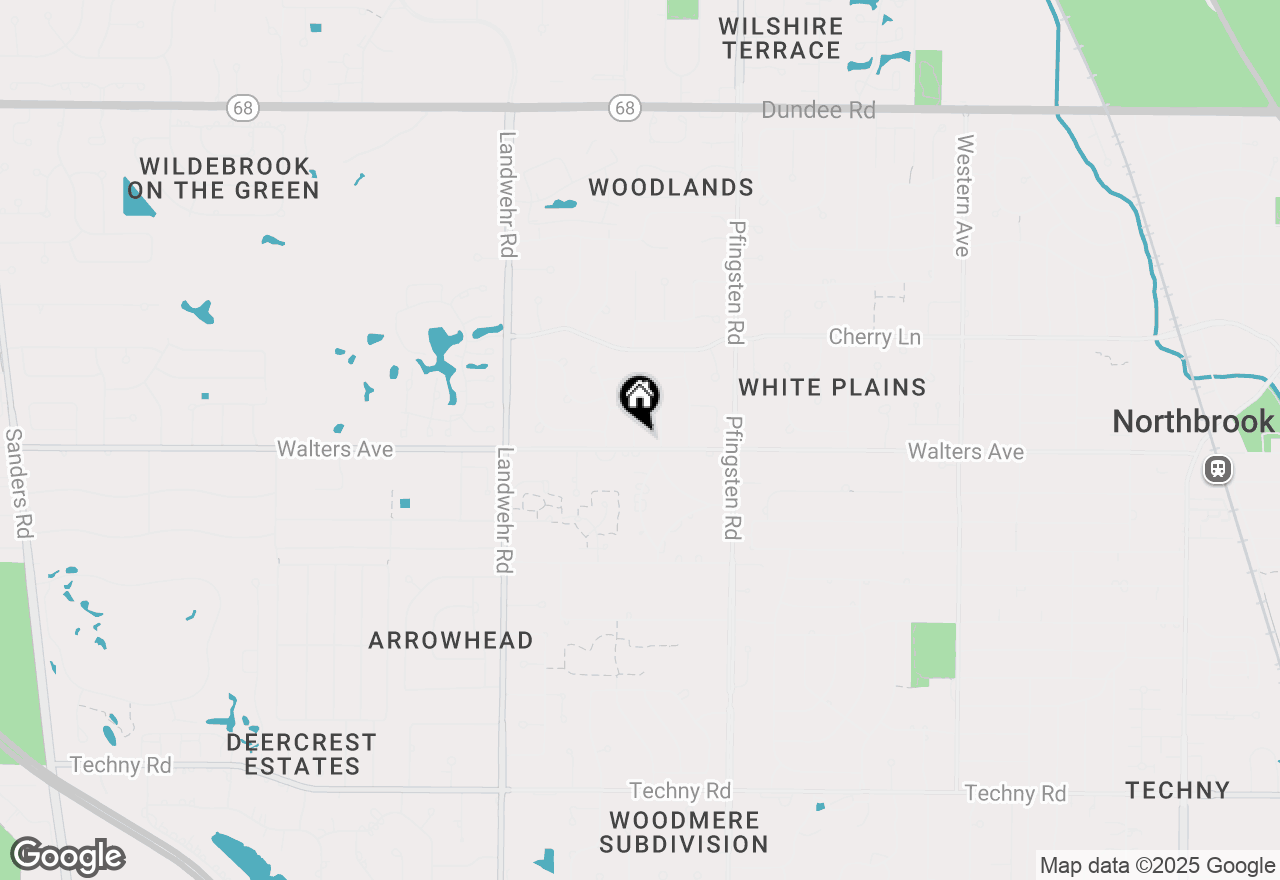 Map of 1347 Coventry Lane, Northbrook, IL 60062